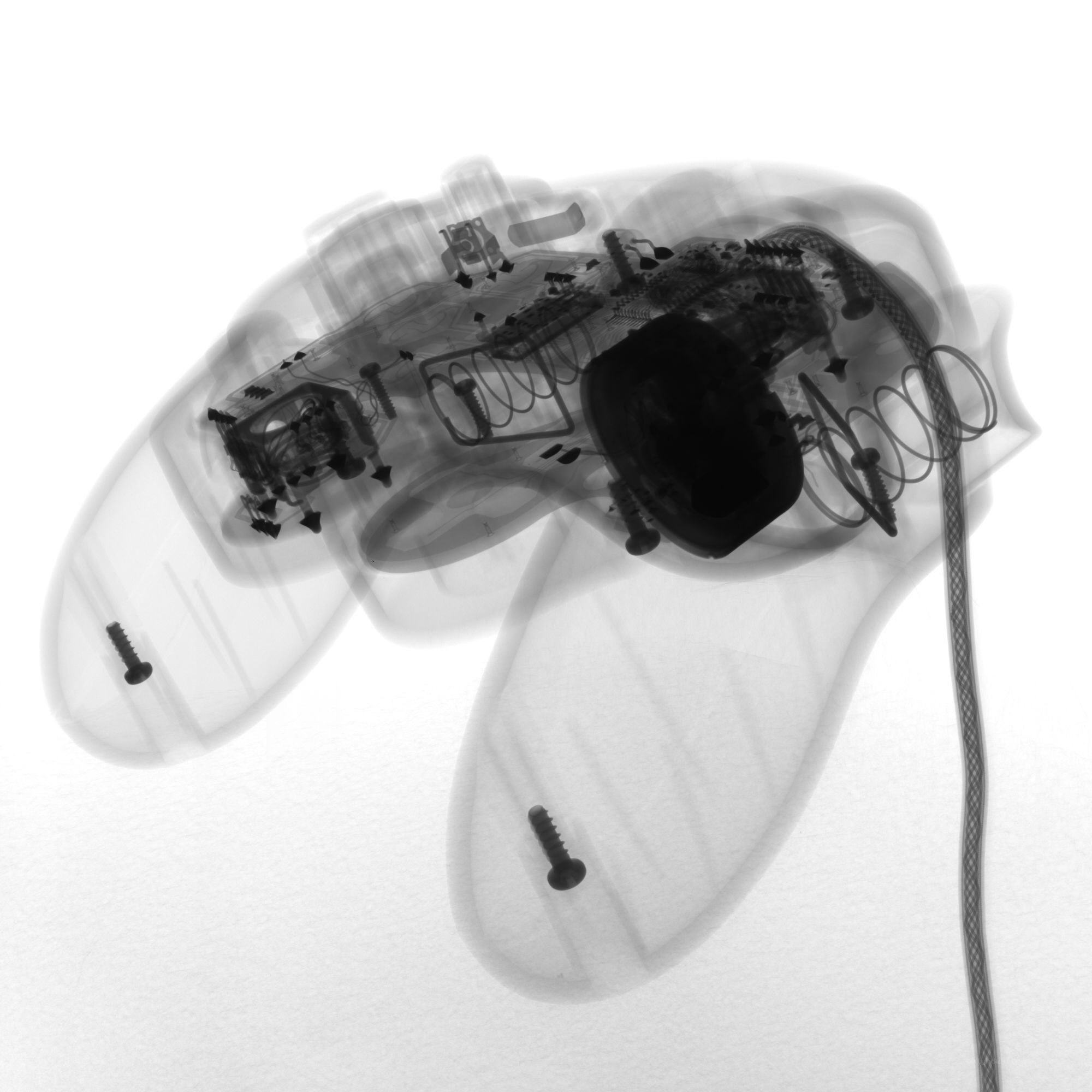 X-ray of a game controller