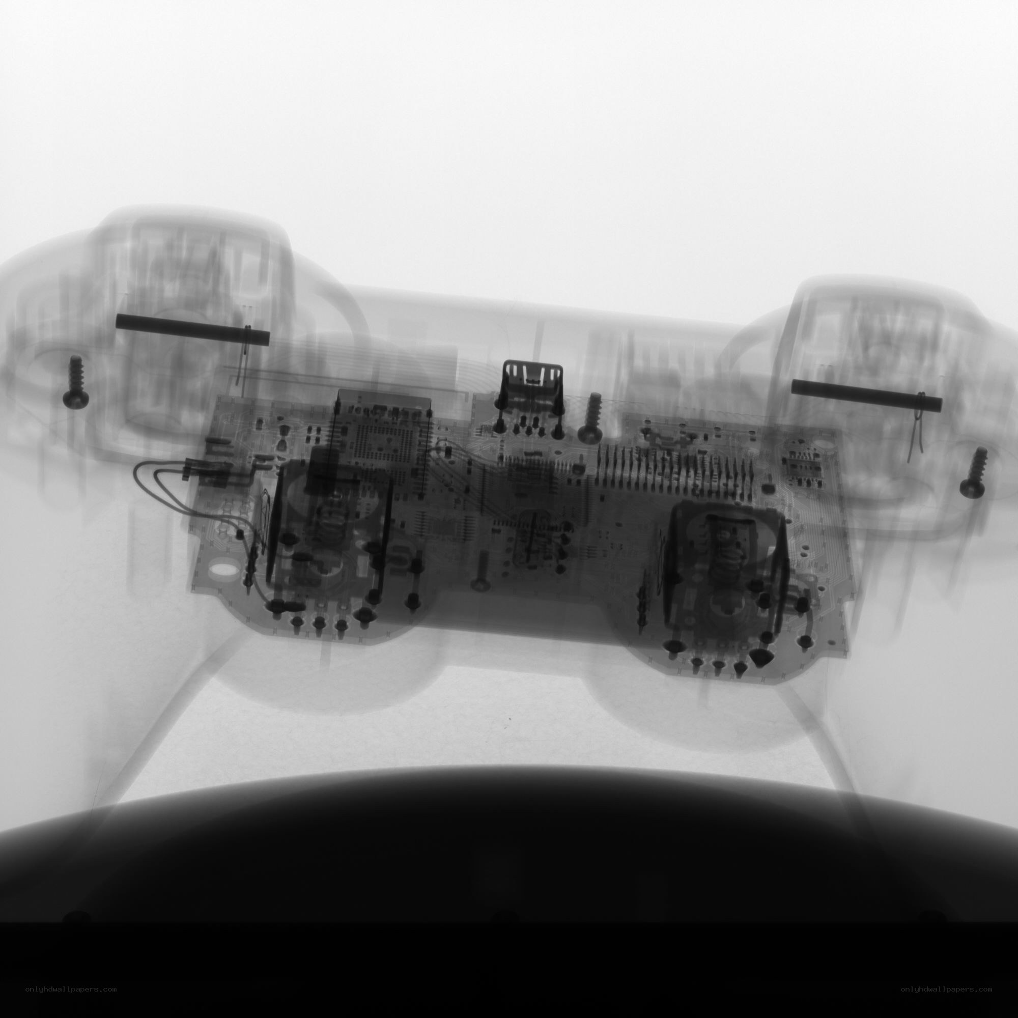 X-ray of a game controller