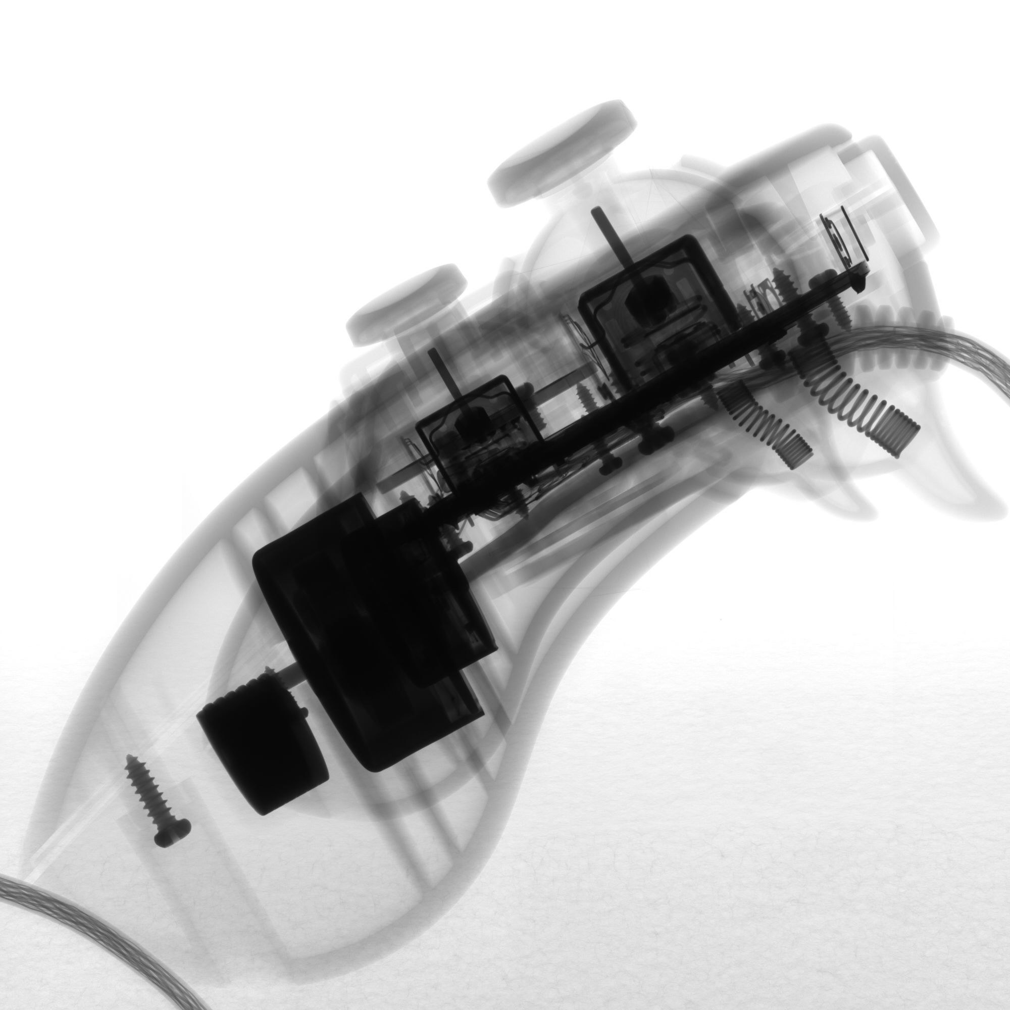 X-ray of a game controller
