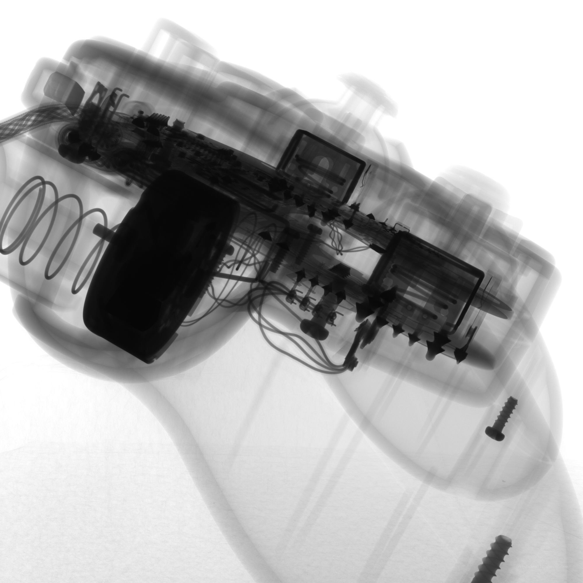 X-ray of a game controller