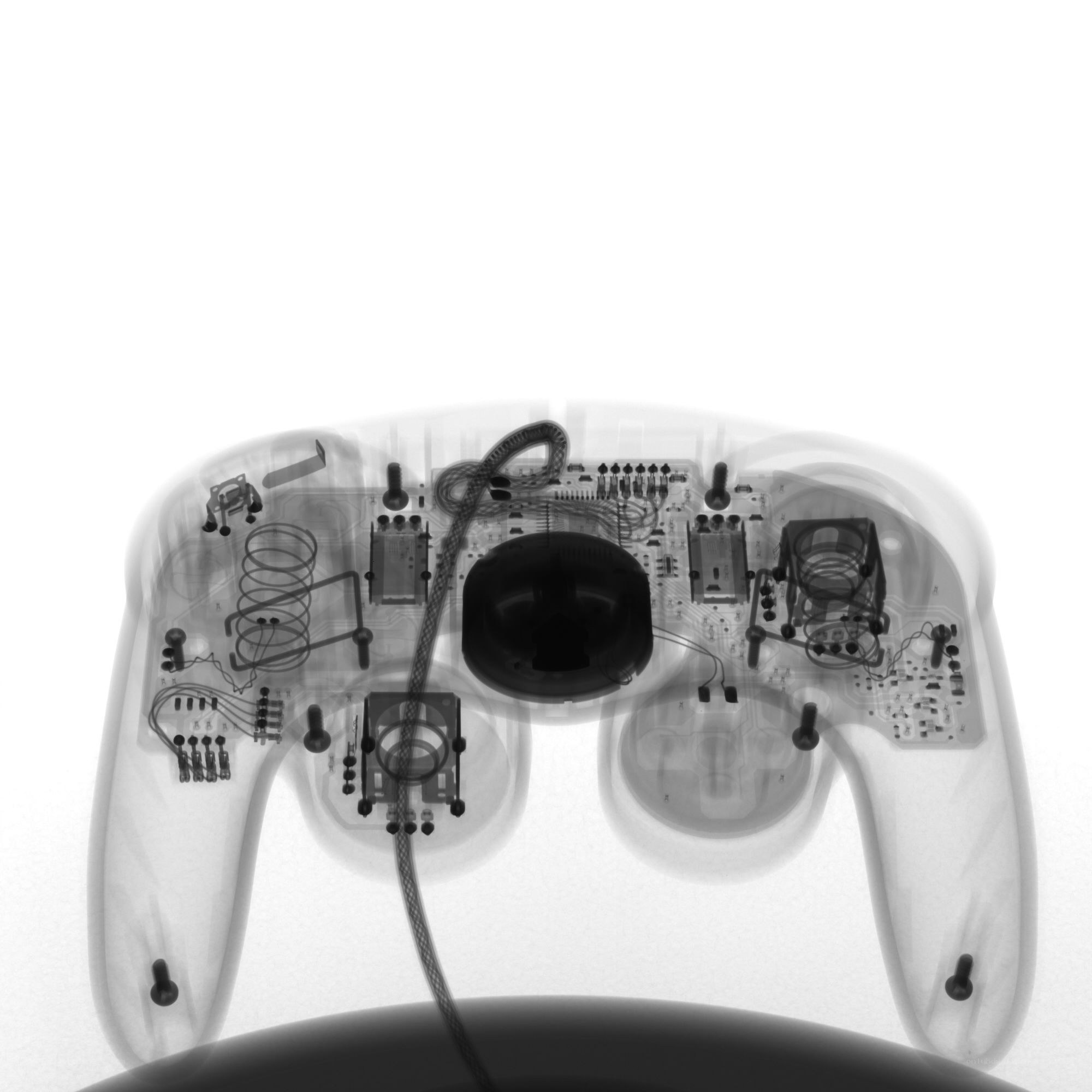 X-ray of a game controller