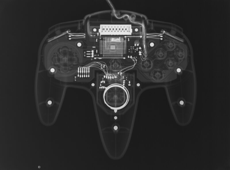 X-ray of a Game Controller — Black