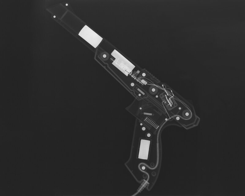 X-ray of a toy gun