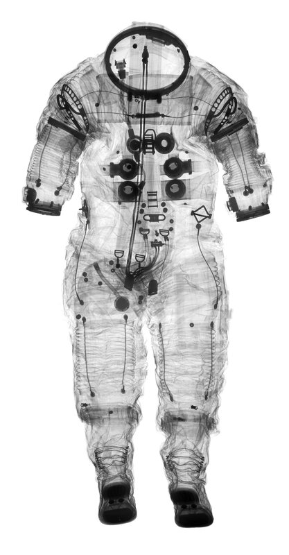 X-ray of an astronaut suit