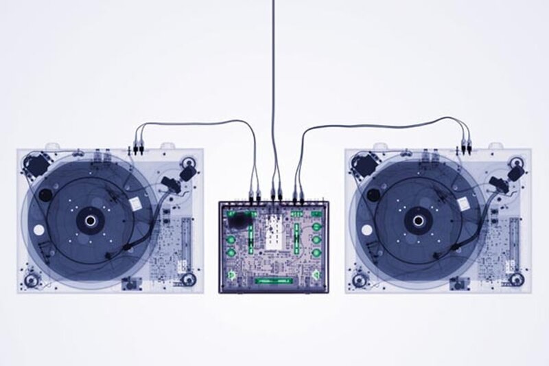 X-ray of DJ equipment