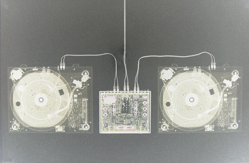 X-ray of DJ equipment