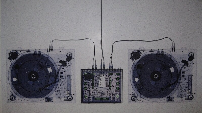 X-ray of DJ equipment