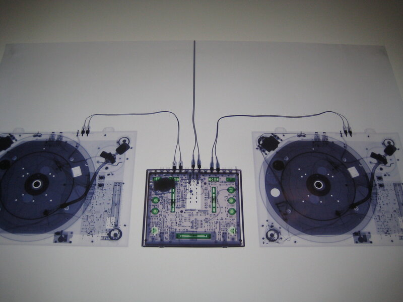 X-ray of DJ equipment