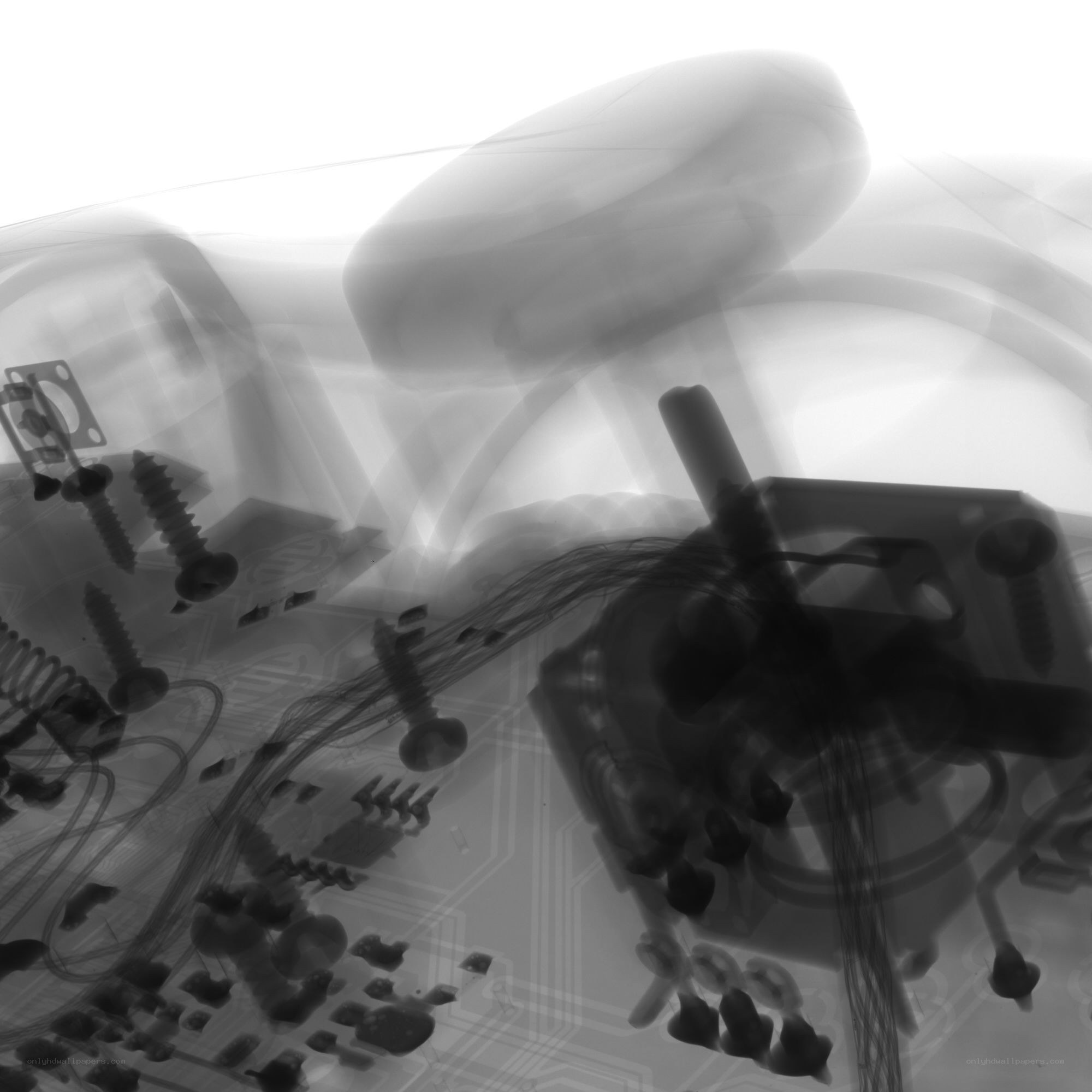 X-ray of electronic components