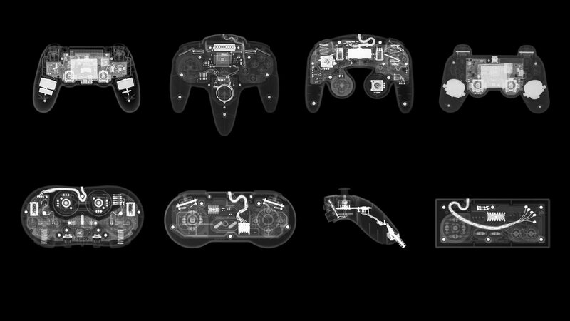 X-ray of Game Controllers — Black, Technical