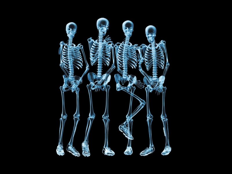 X-ray skeletons in a row