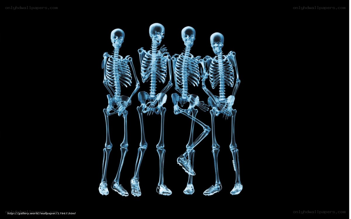 X-ray skeletons in a row