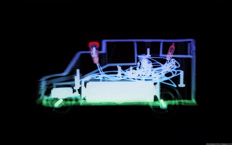 x-ray view of a car
