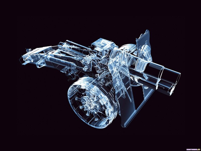 X-ray view of a vehicle
