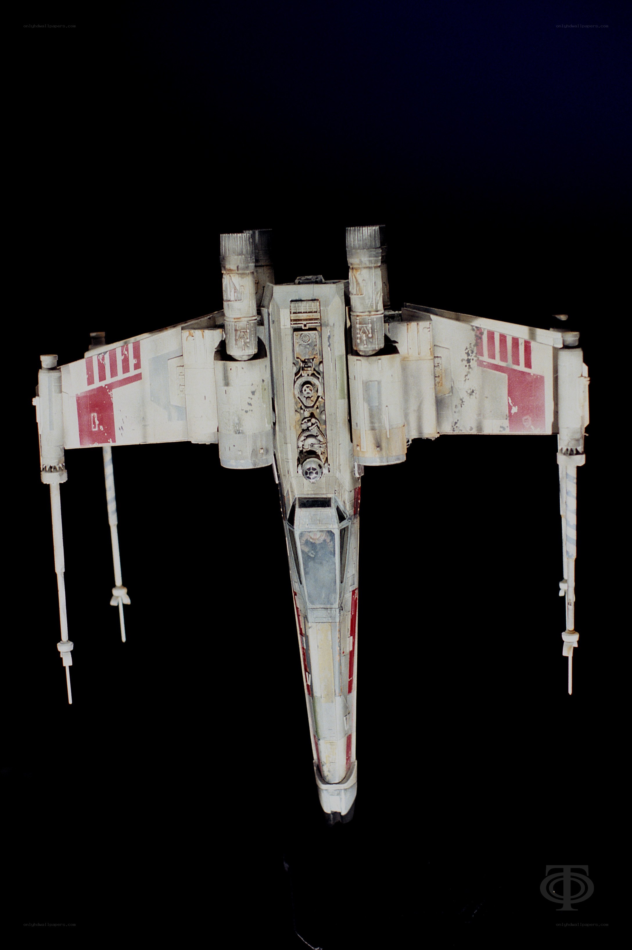 X-wing starfighter model