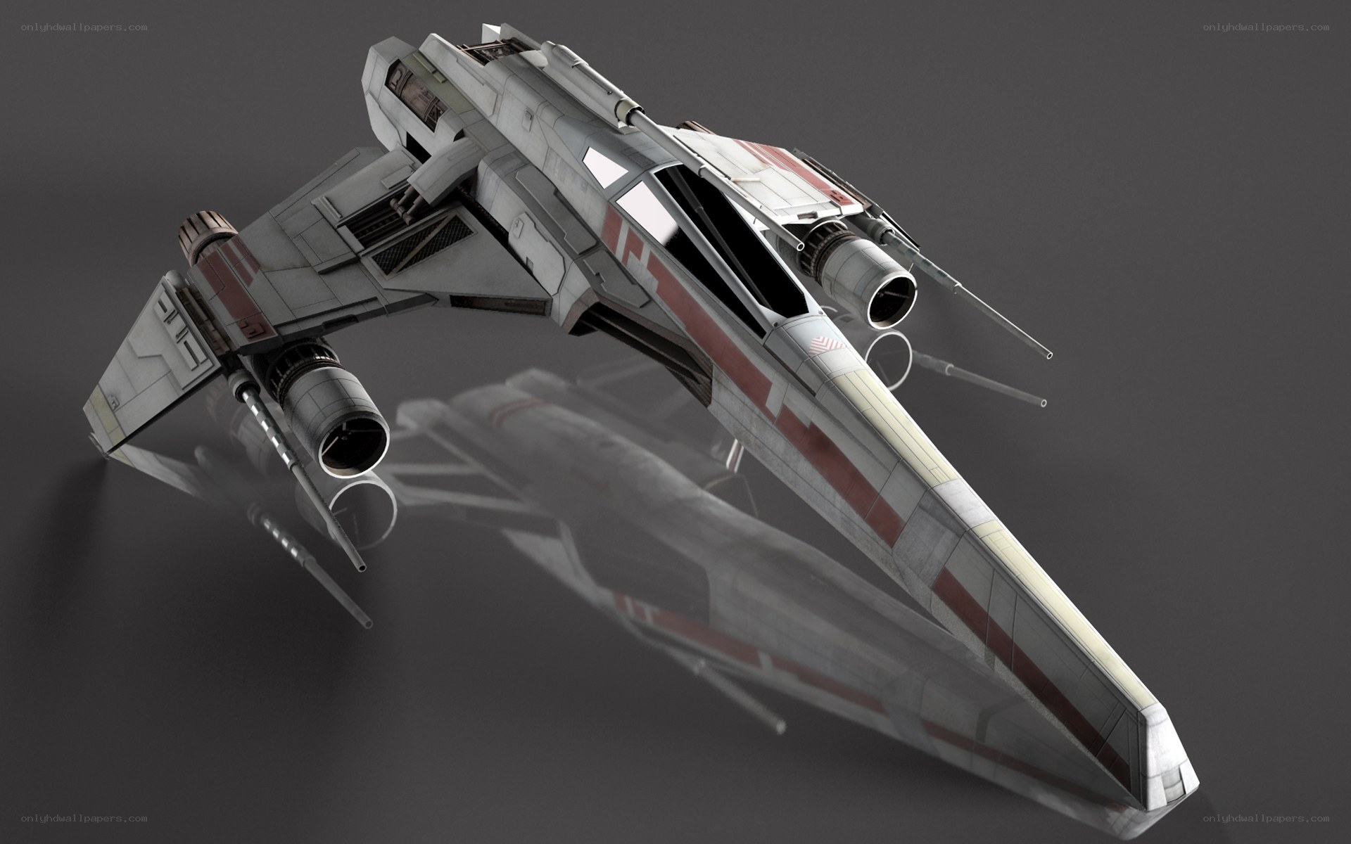 X-wing starfighter model