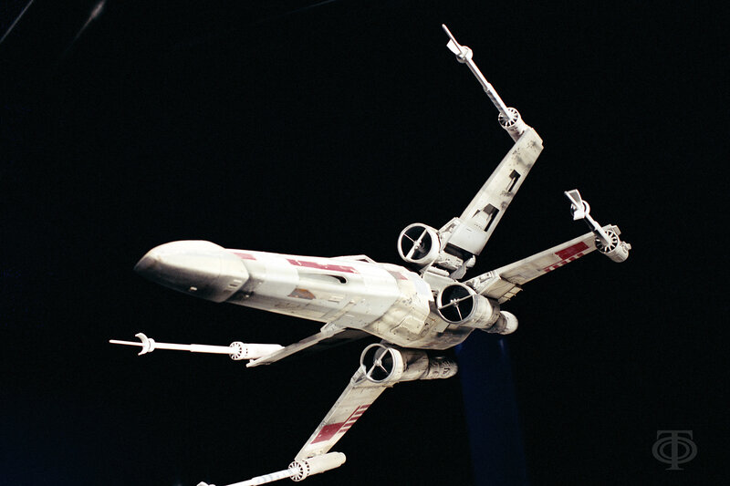 X-wing starfighter model