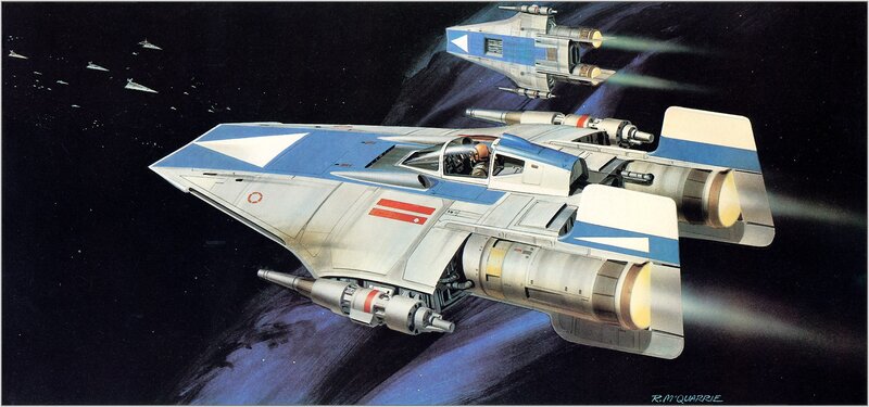 X-wing Starfighters — Blue