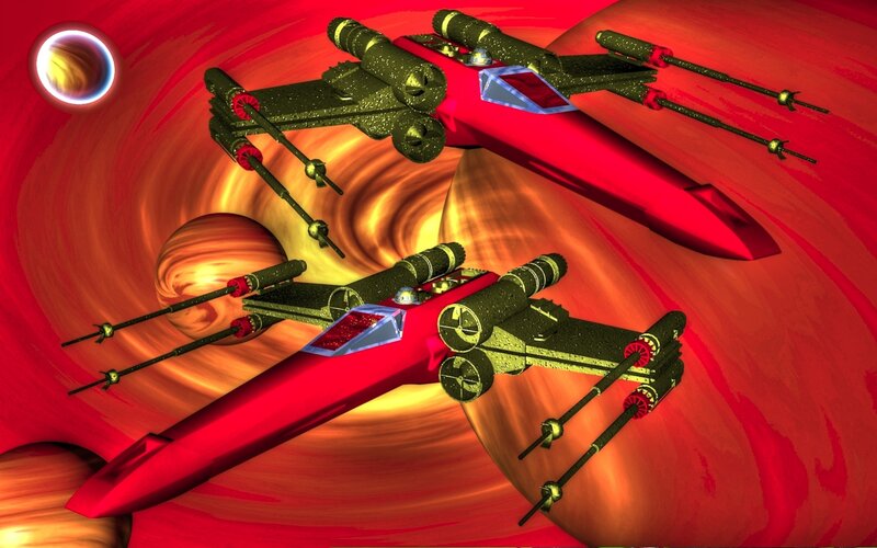 X-wing Starfighters — Red