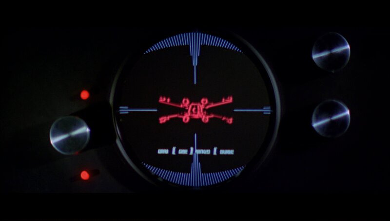 X-wing targeting display