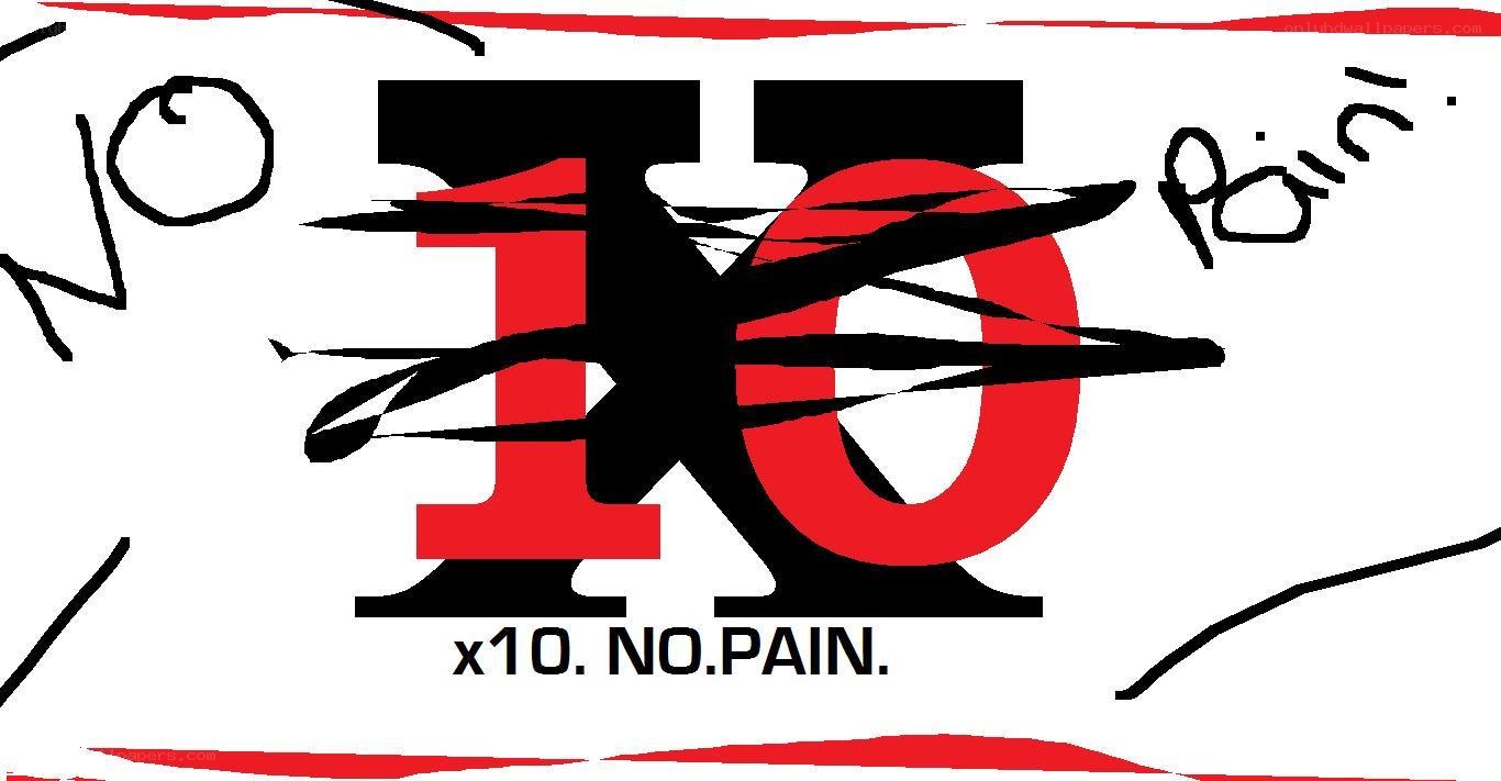 x10 no pain logo