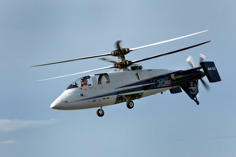 X2 Helicopter in Flight