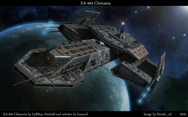 XA-404 Chimaera spaceship