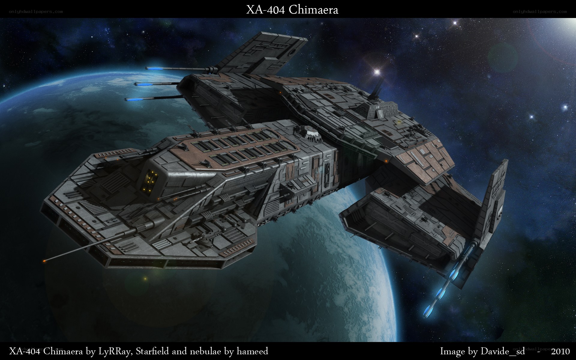 XA-404 Chimaera spaceship