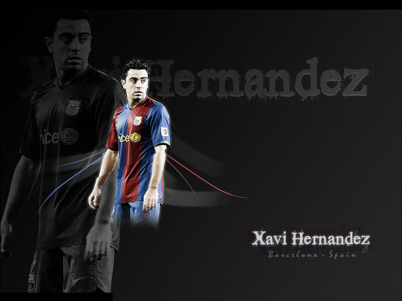 Xavi Hernandez football wallpaper