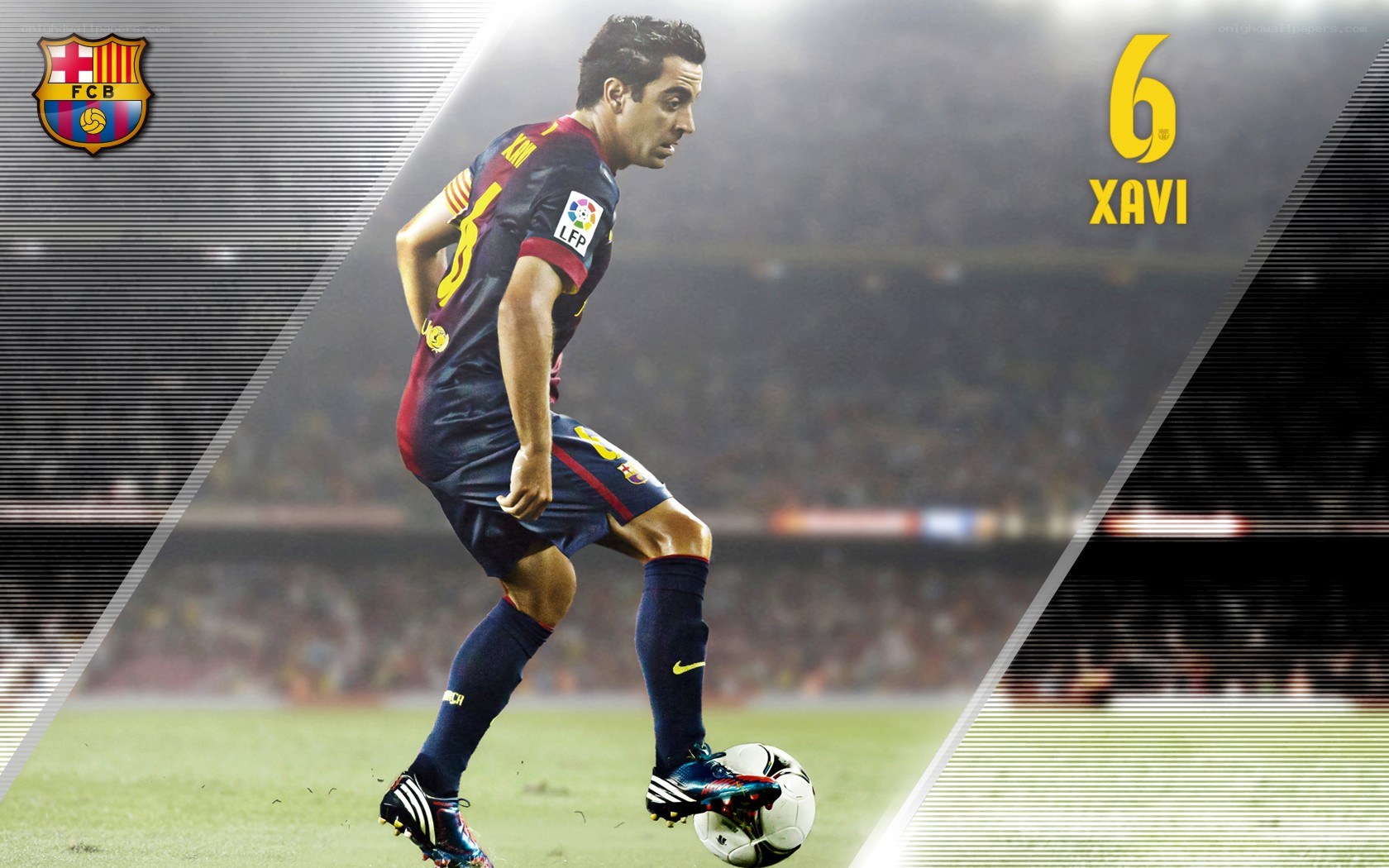 Xavi playing football