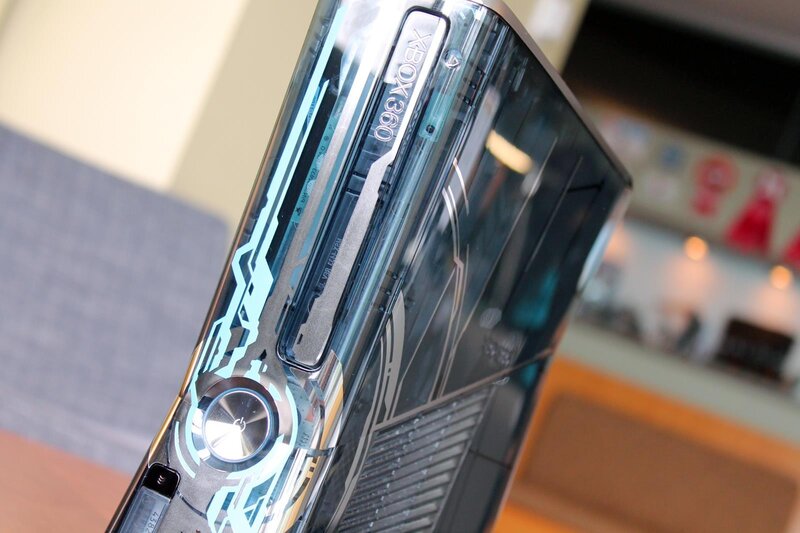 Xbox 360 console with custom case