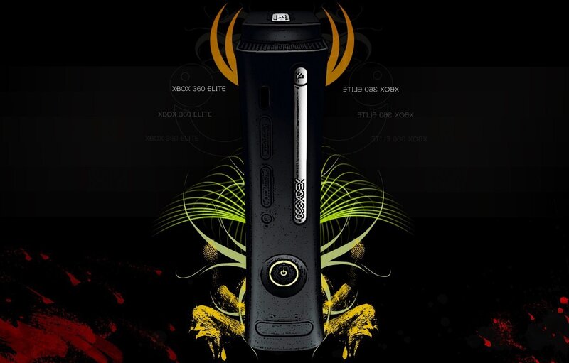 Xbox 360 Elite console artwork