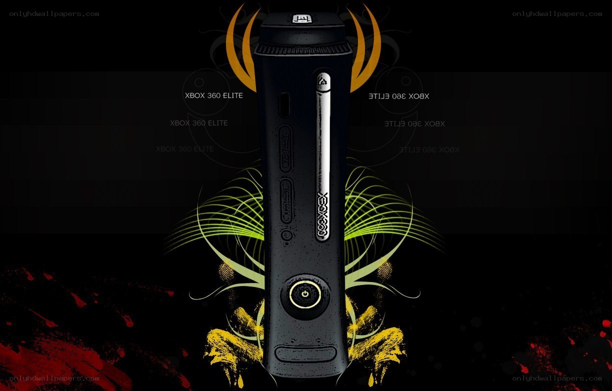 Xbox 360 Elite console artwork