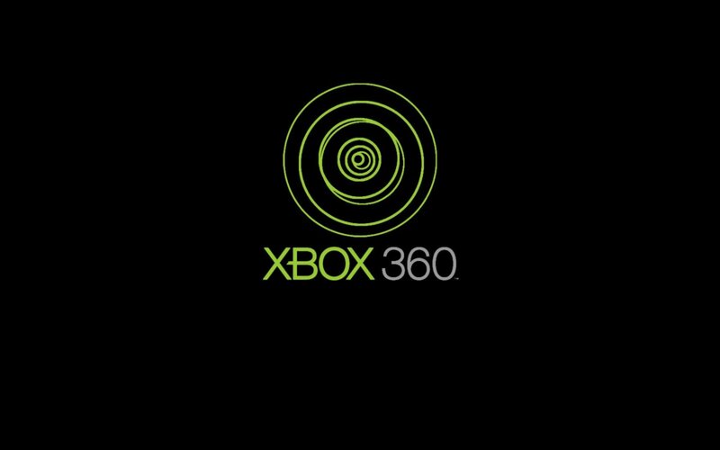 Xbox 360 Logo — Black, Neutral, Minimalist