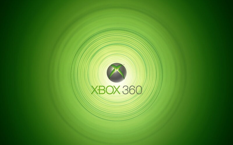 Xbox 360 Logo — Green, Minimalist, Digital Art, Text