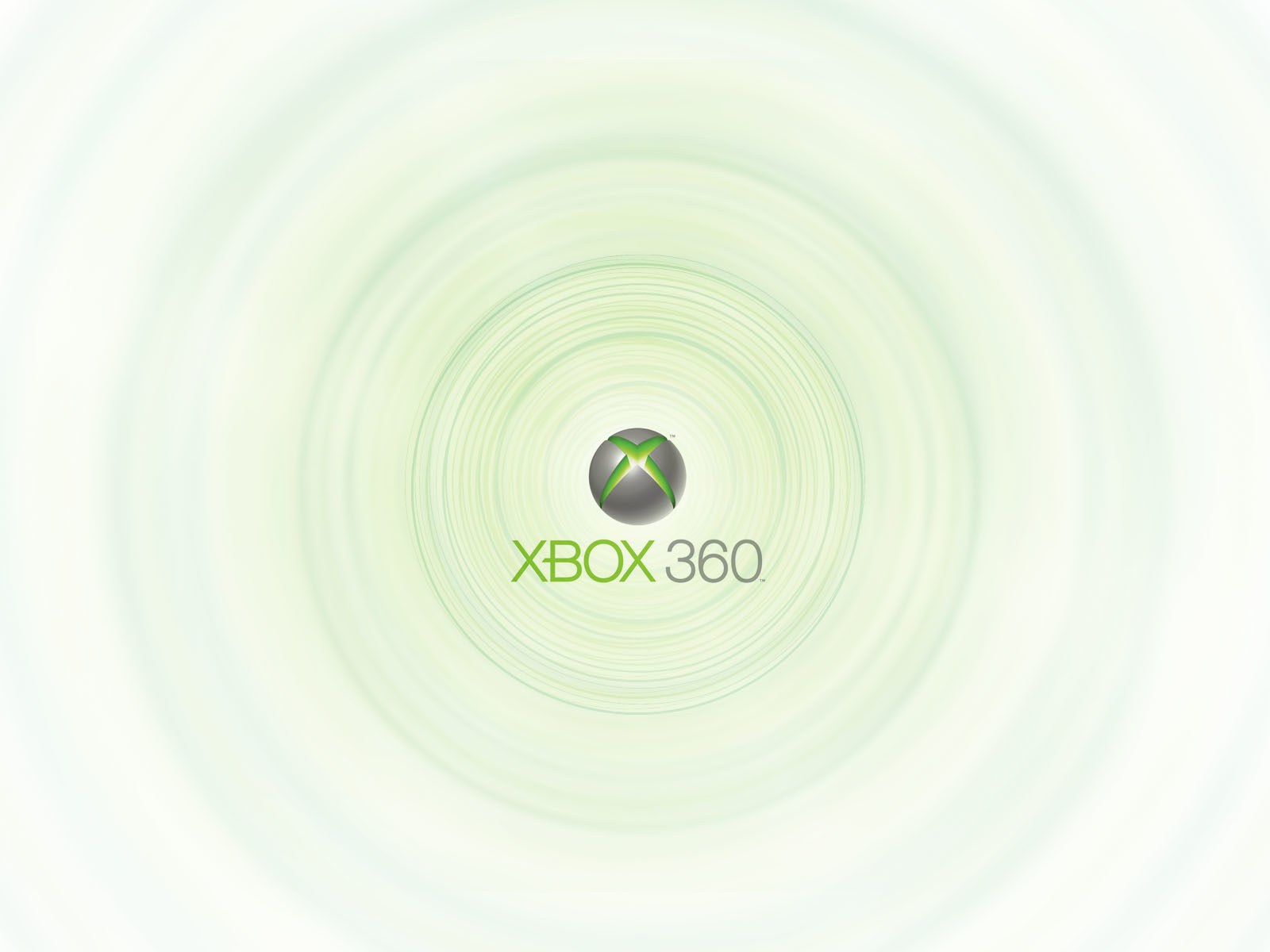 Xbox 360 logo on swirl background