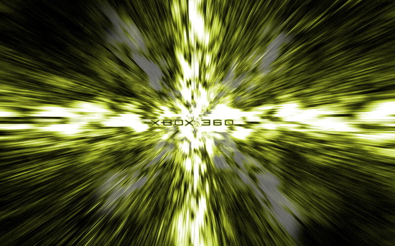 Xbox 360 logo with light burst