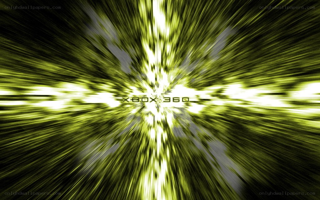 Xbox 360 logo with light burst