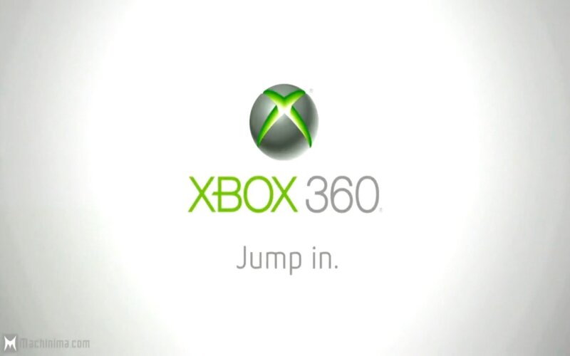 Xbox 360 startup screen