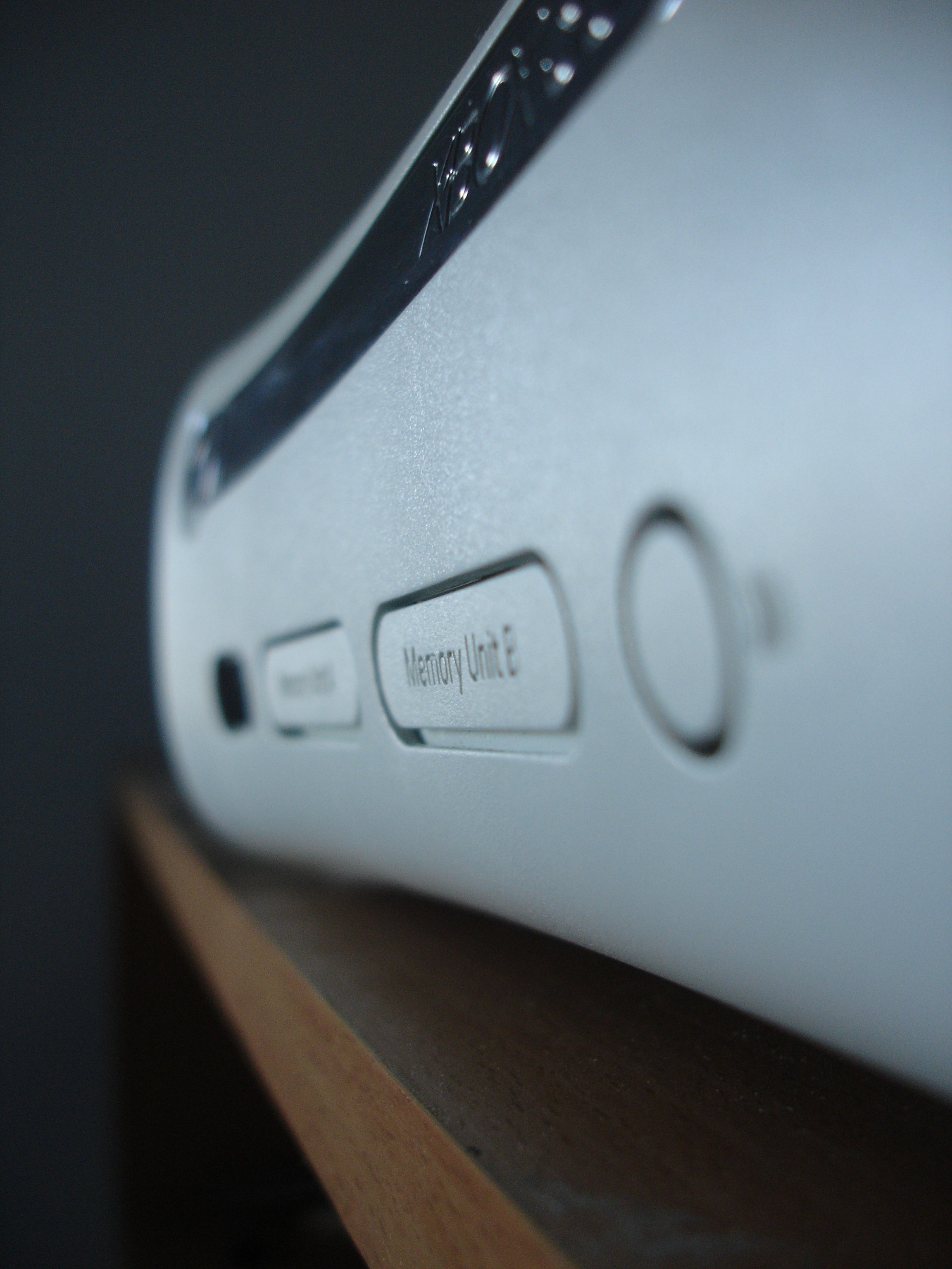 Xbox console side view