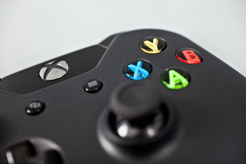 Xbox controller close-up
