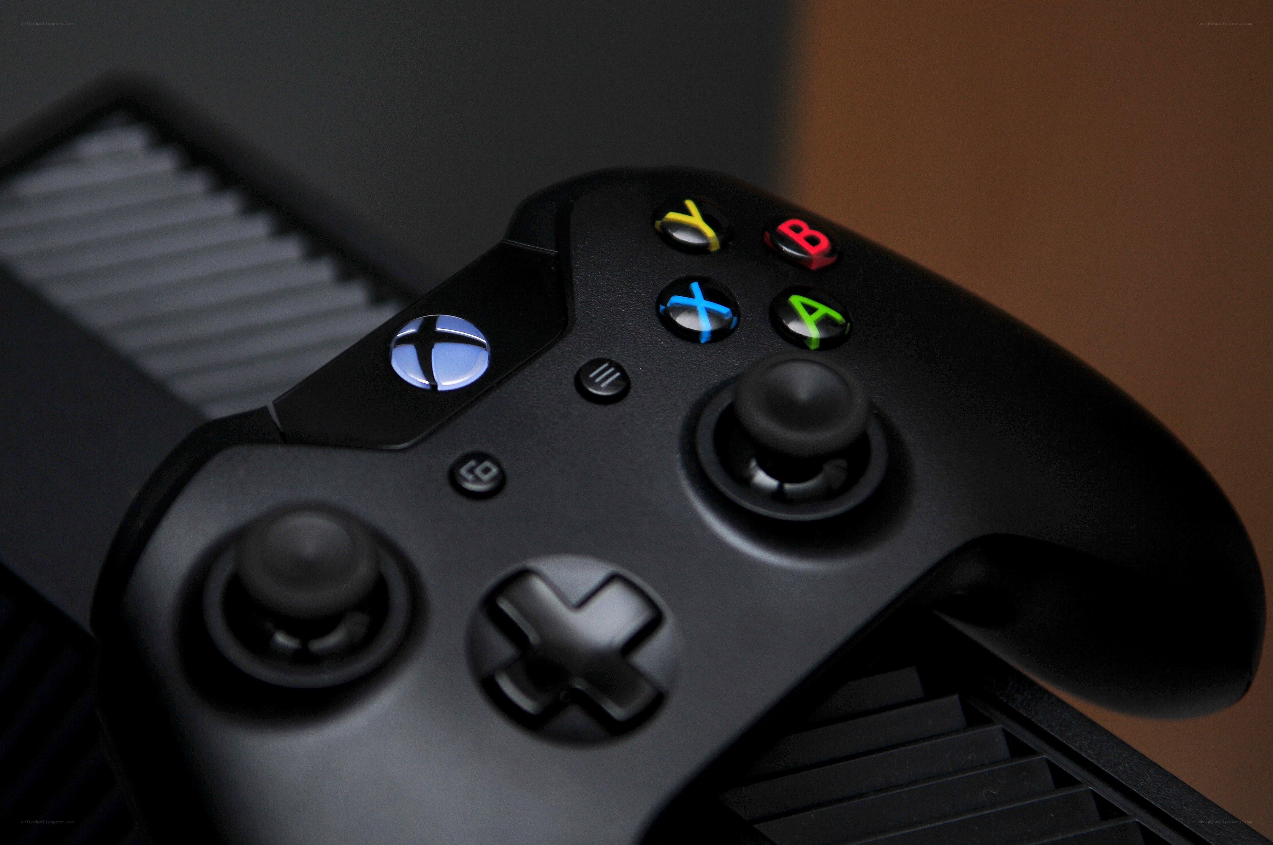 Xbox controller close-up