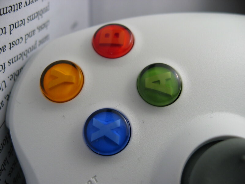 Xbox controller face buttons