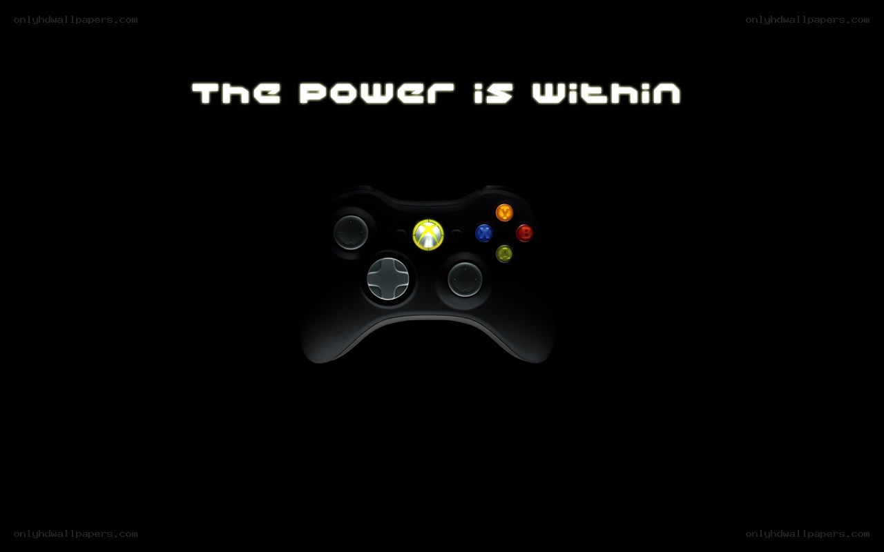 Xbox controller with tagline