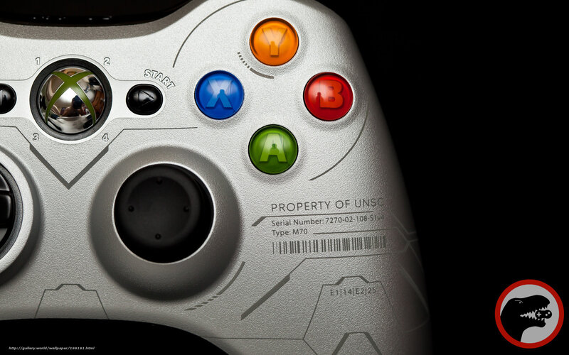Xbox controller with UNSC branding