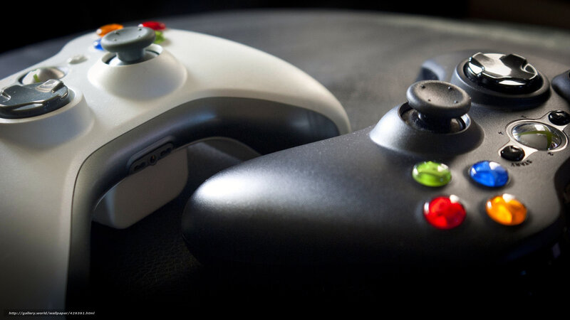 Xbox controllers side by side