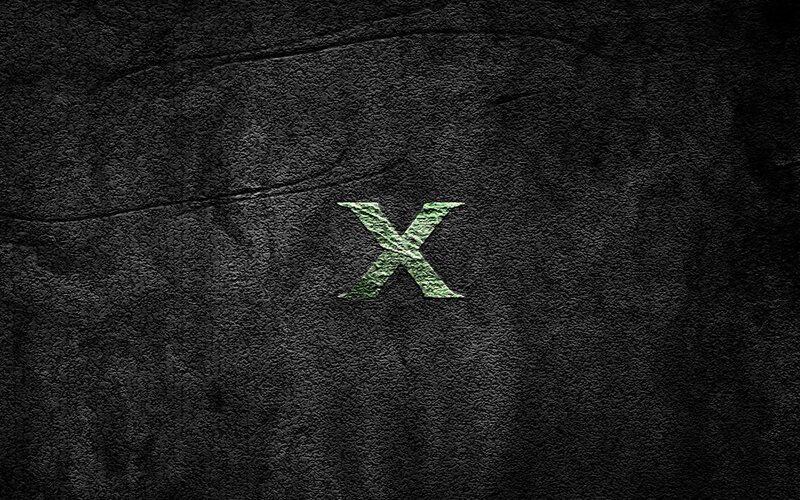 Xbox logo on dark textured background
