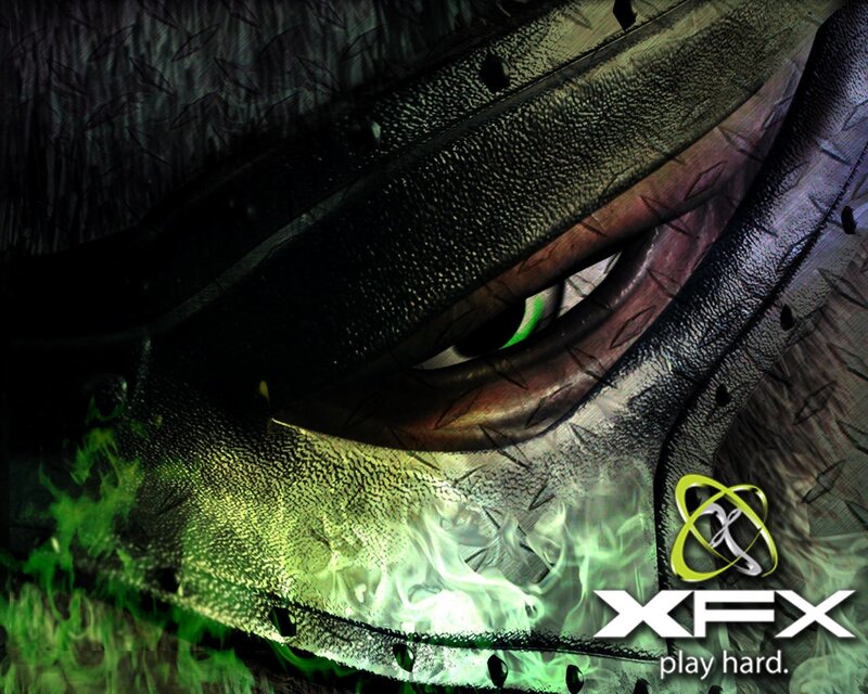 Xbox XFX logo with green eye