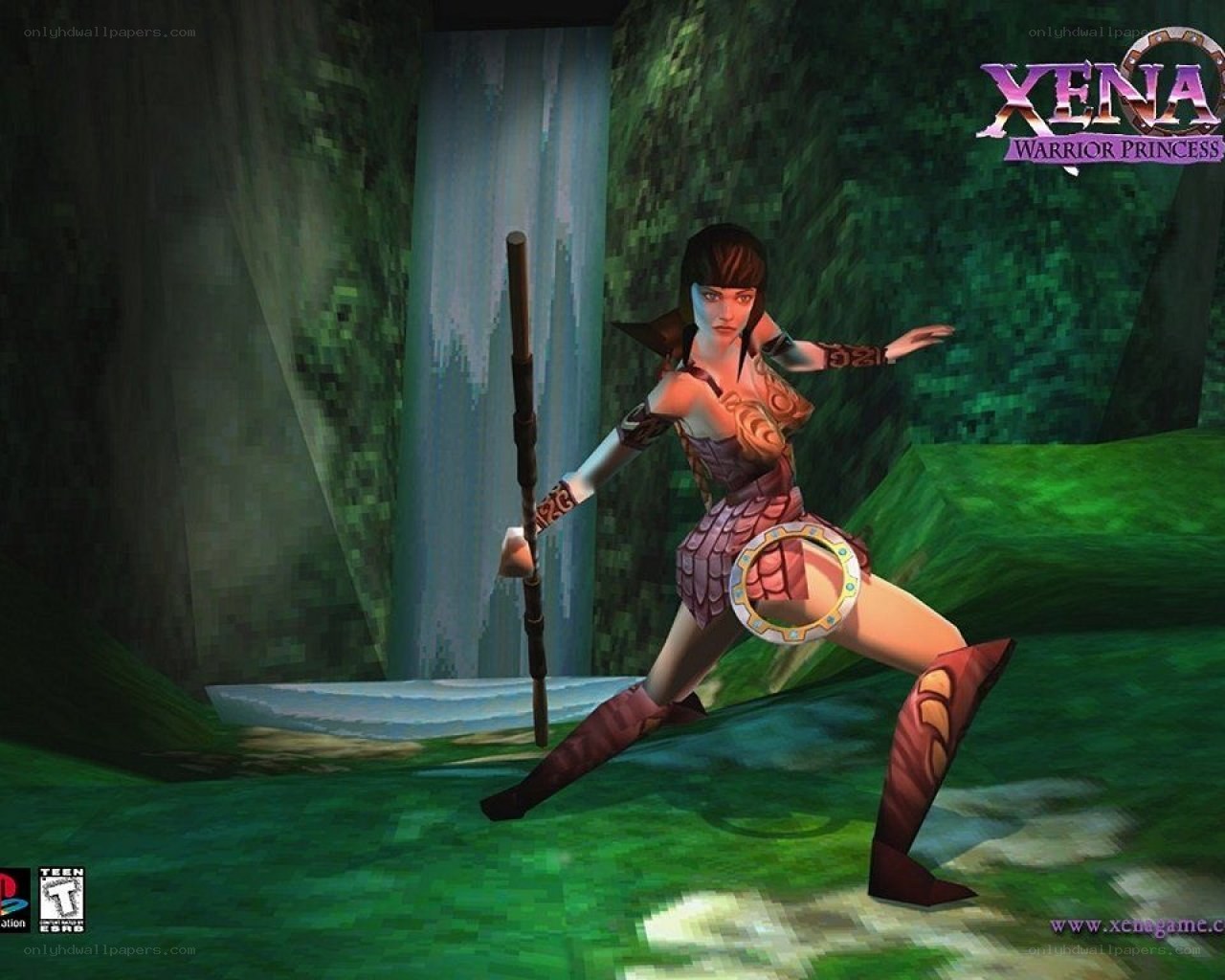 Xena warrior princess game art