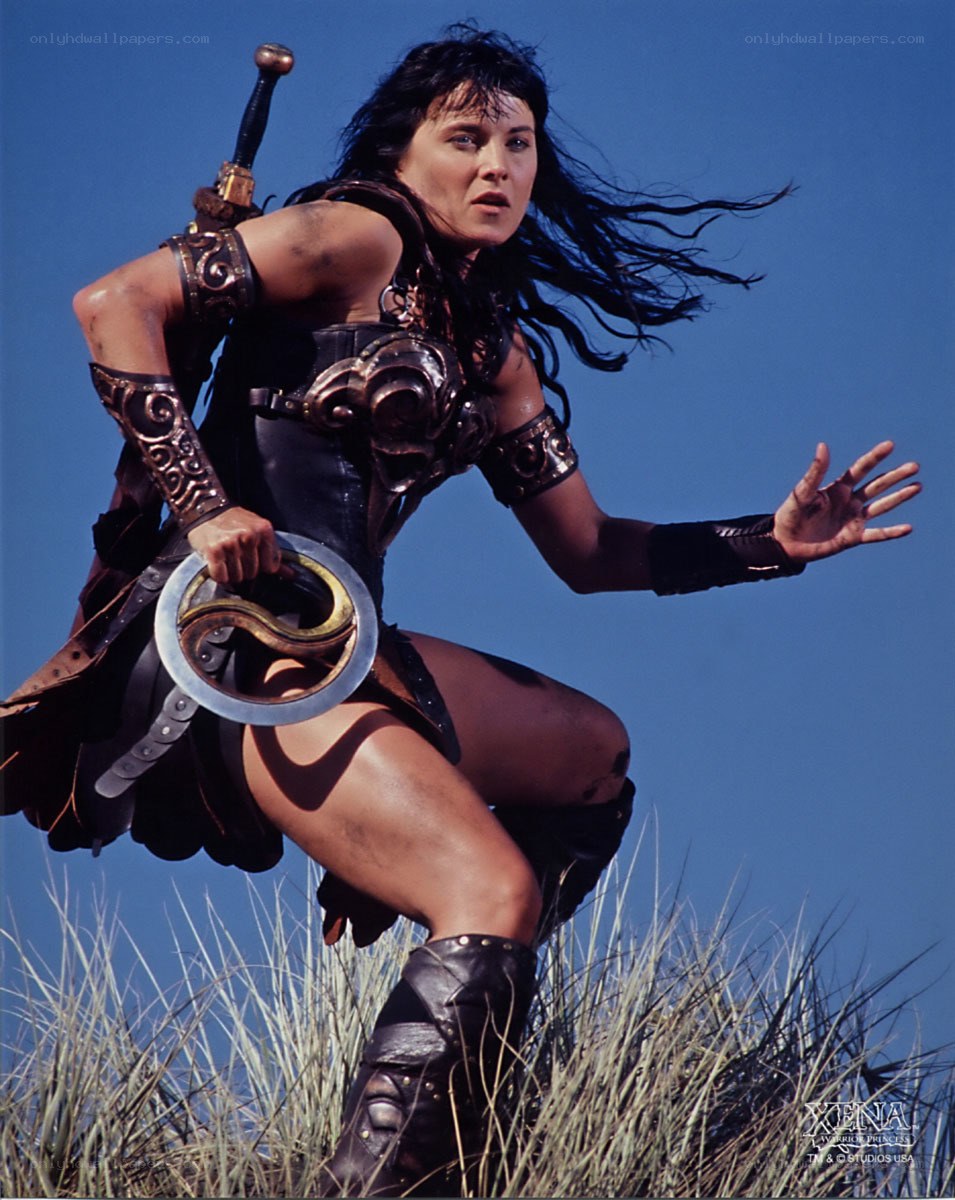 Xena warrior princess in action